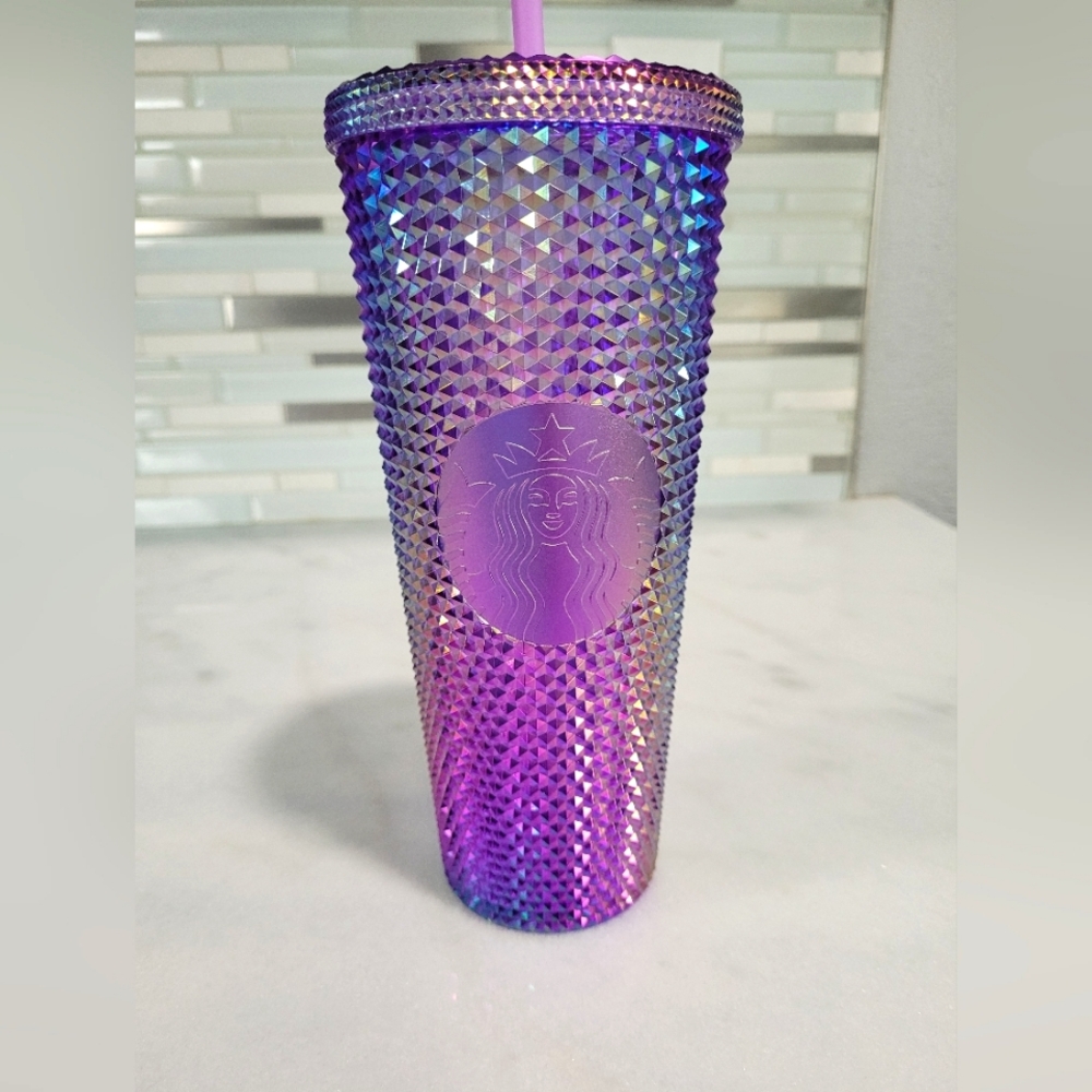 Starbucks Purple Oil Slick Studded Venti Tumbler
